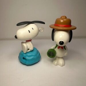 McDonalds Peanuts Snoopy Woodstock Flying Hat Binoculars Figurines Set 2018